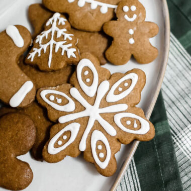 Gingerbread Cookie Recipe - Gluten and Dairy Free - clean cuisine