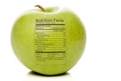 nutrition facts apple
