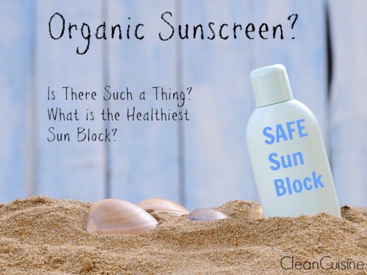 organic sunscreen