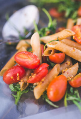 oven dried tomatoes penne pasta