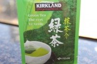 green tea packet