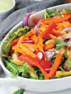 salad with roasted vegetables