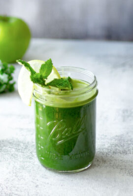 green apple smoothie