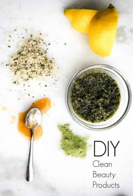 diy clean beauty products