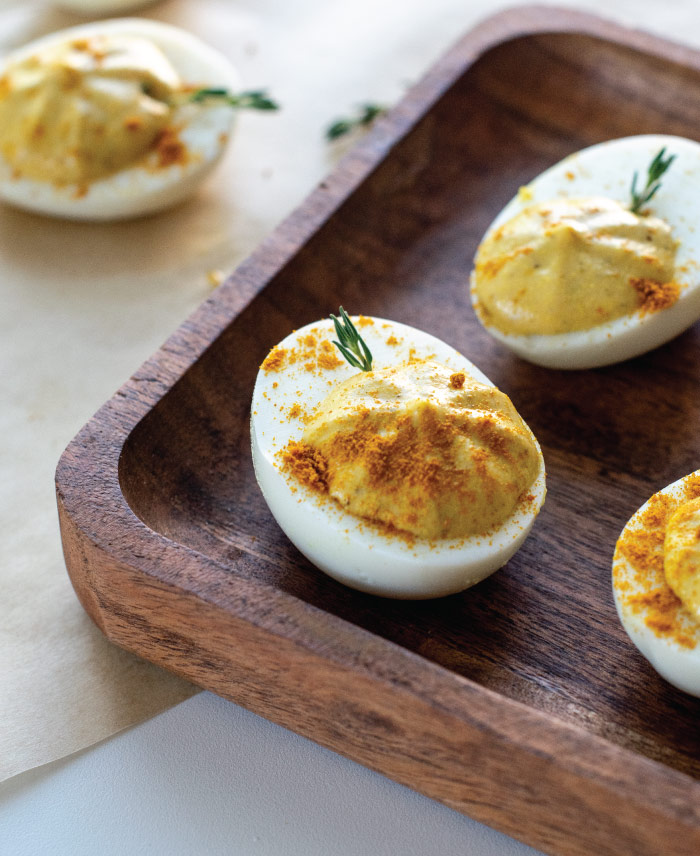Simple Recipe for Deviled Eggs with Pumpkin 