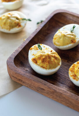 Simple Recipe for Deviled Eggs with Pumpkin