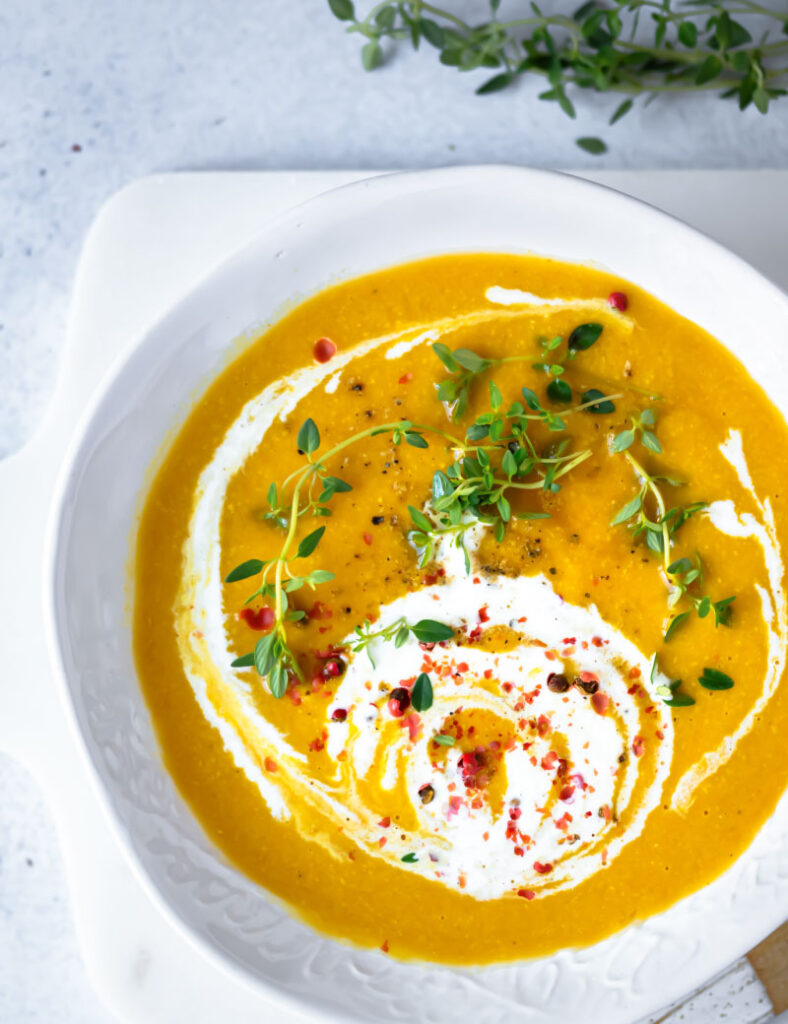 roasted butternut squash soup
