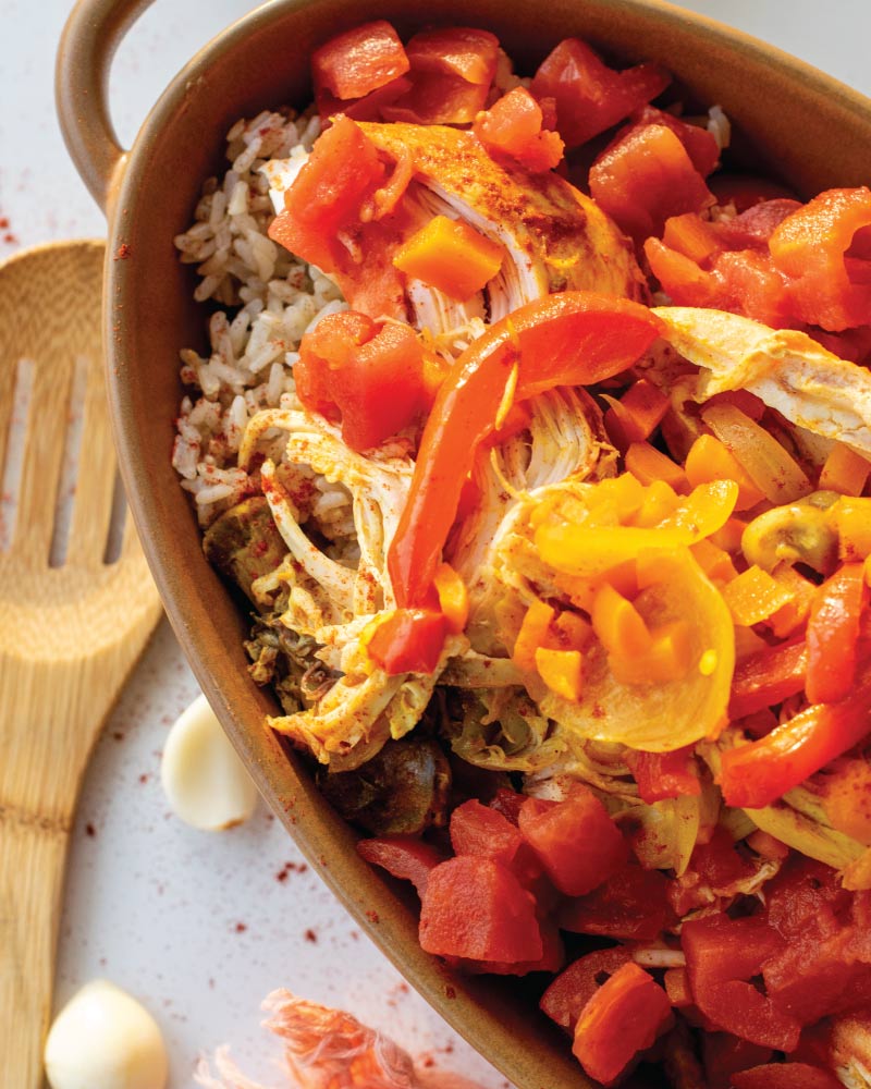 Slow Cooker Chicken Recipe with Turmeric and Vegetables