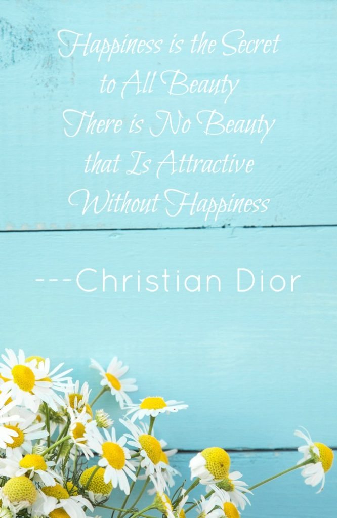 Christian Dior Quote on Happiness