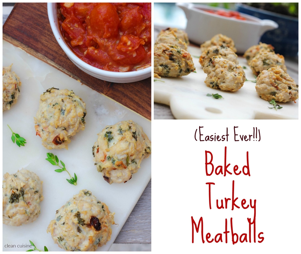 baked turkey meatballs
