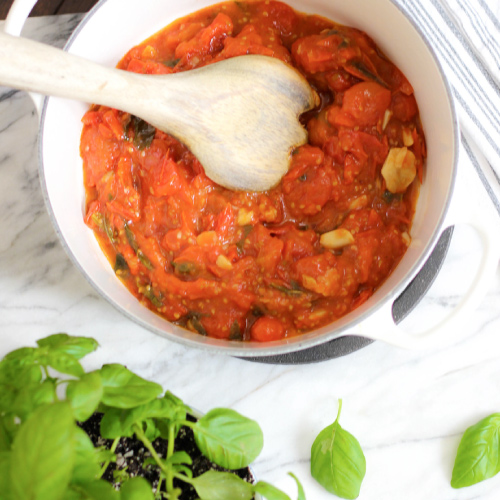 Easy Garlicky Cherry Tomato Sauce RecipeClean Cuisine