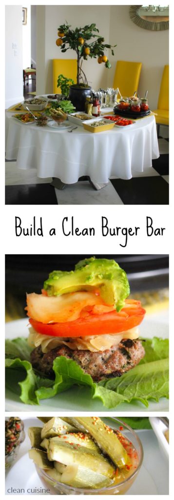 How to Set Up a Clean Burger Buffet ----Clean Cuisine