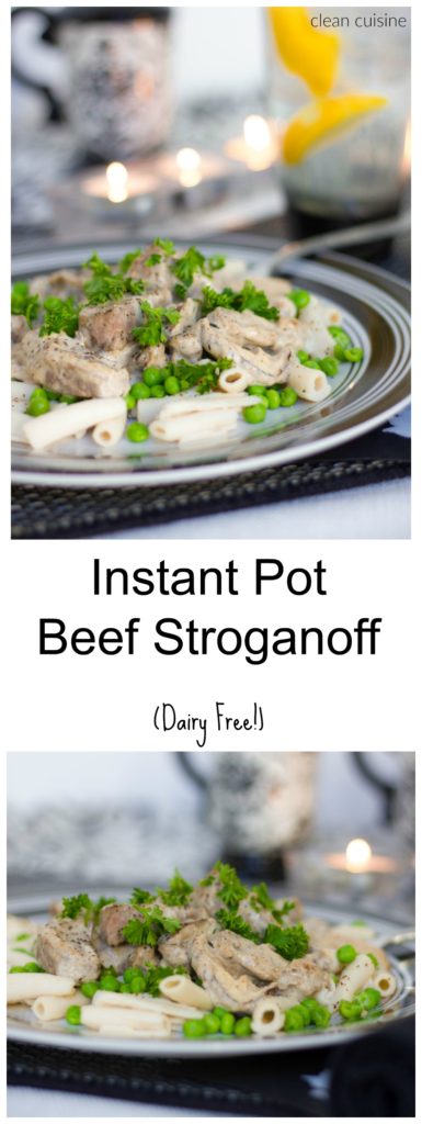Instant Pot Beef Stroganoff