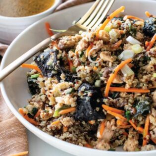 Recipe for Quinoa Salad with Nori