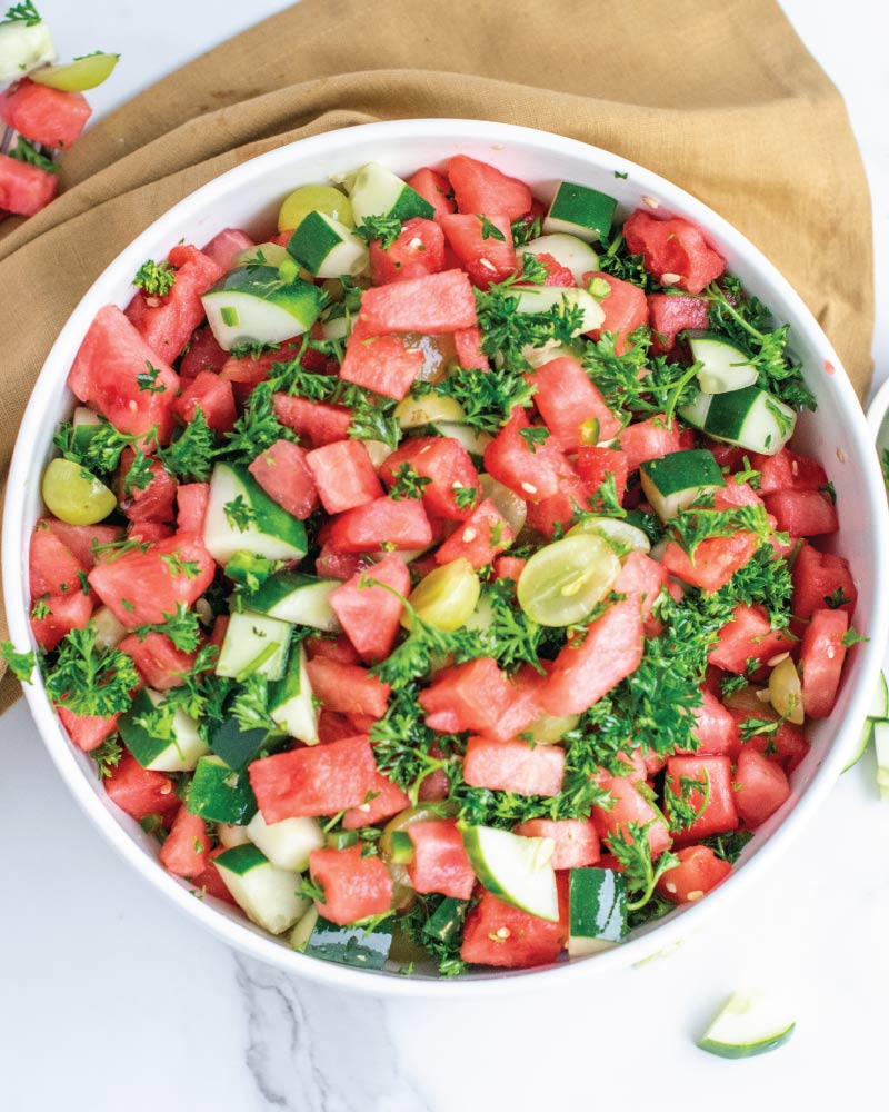 Recipe for Watermelon Salad