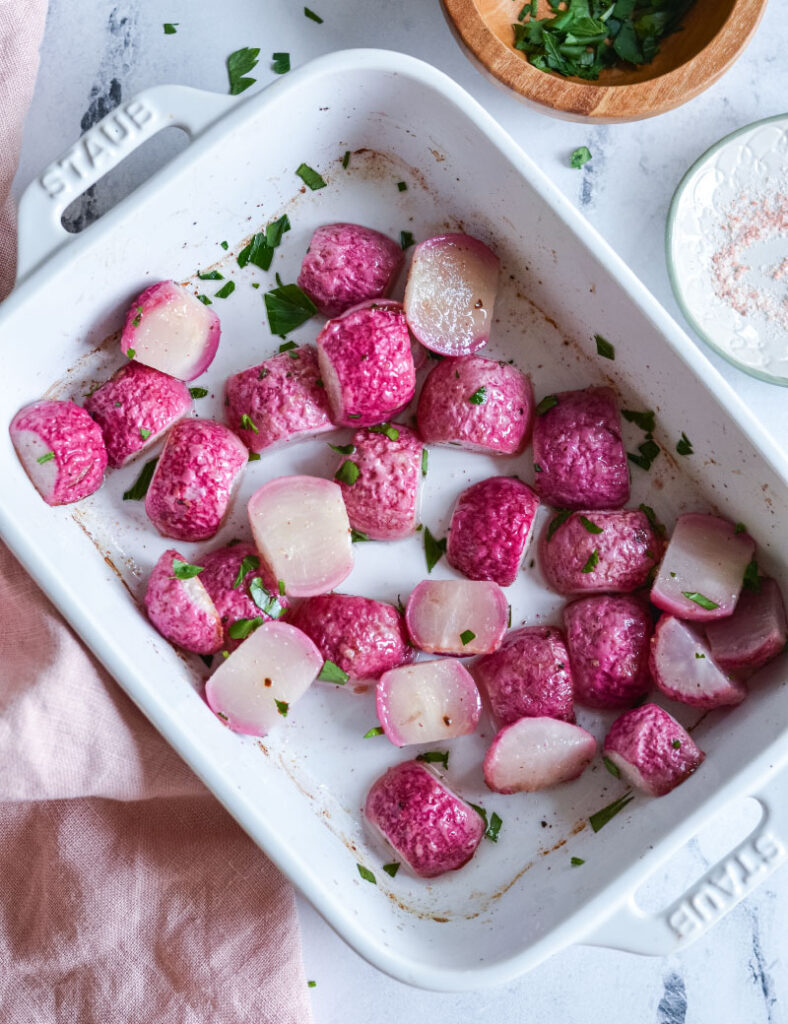 recipe for roasted radishes