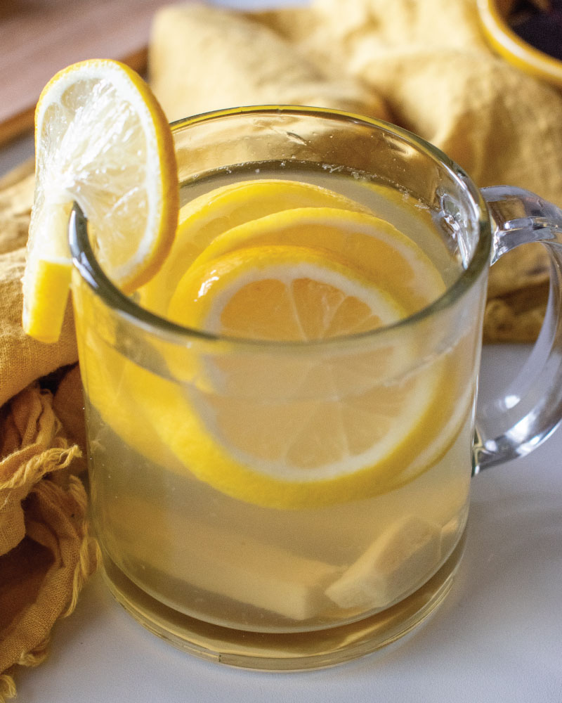 recipe for ginger lemon tea