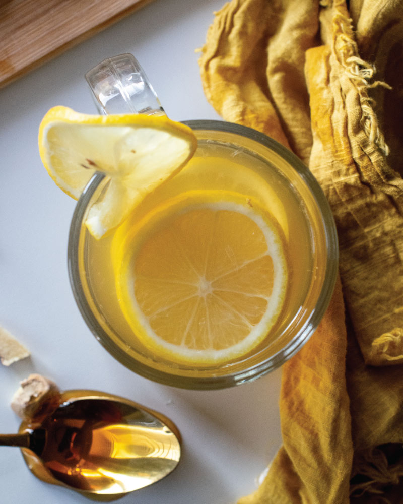 recipe for ginger lemon tea