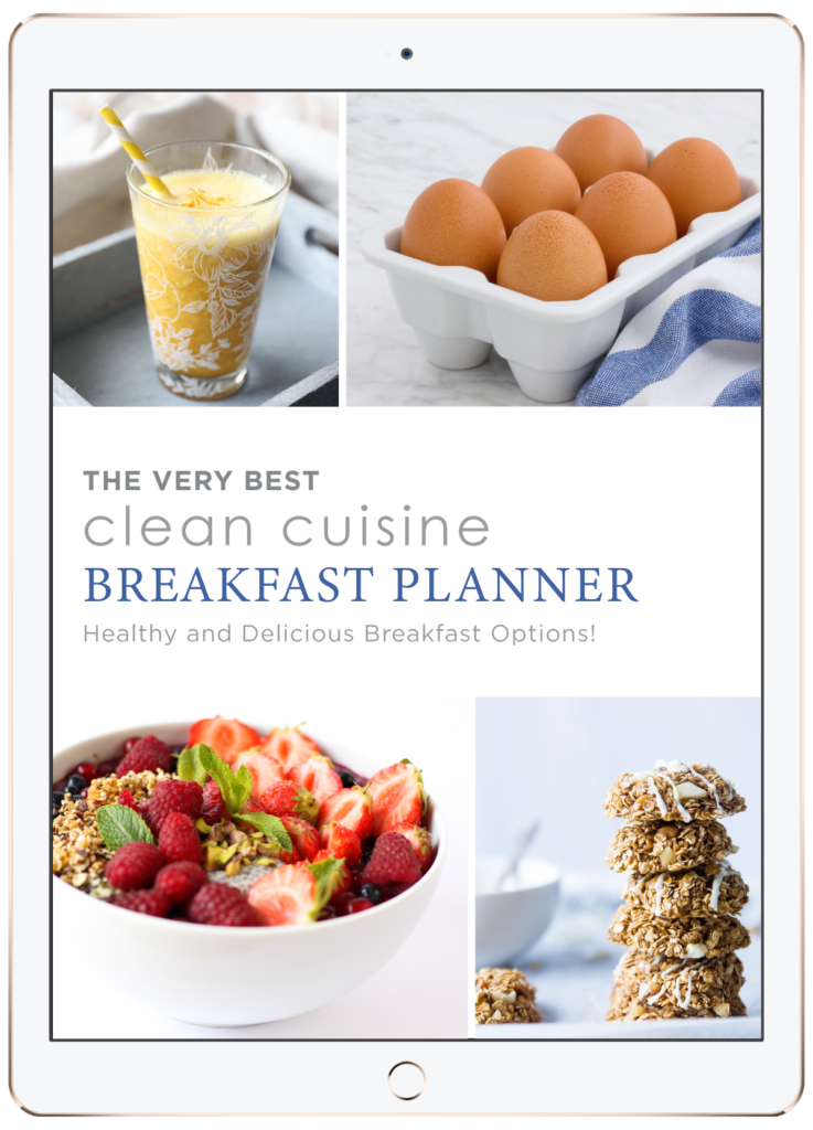 clean cuisine breakfast planner
