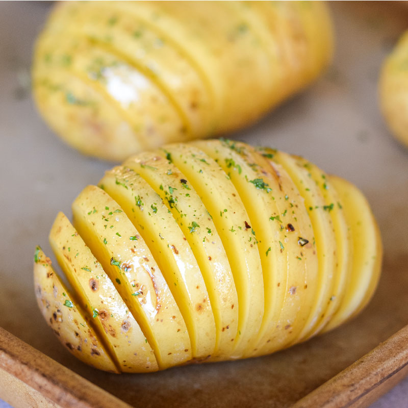 ecipe for hasselback potatoes