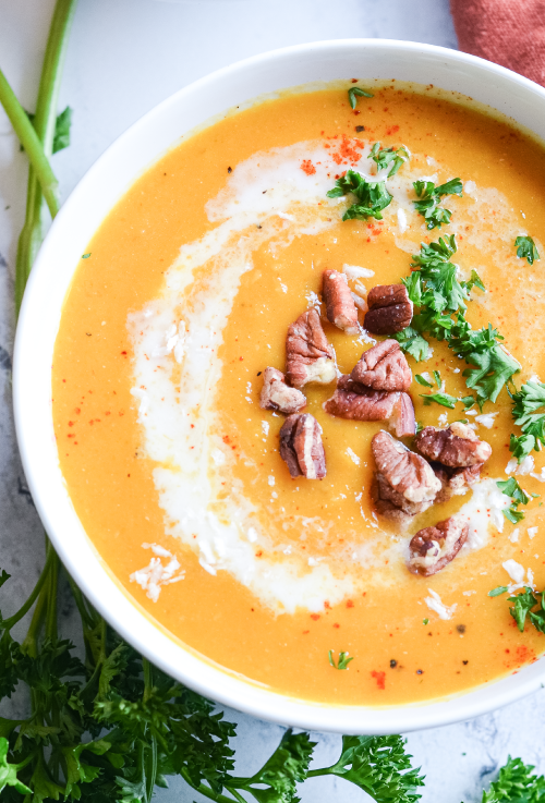 Recipe for Roasted Butternut Squash Soup