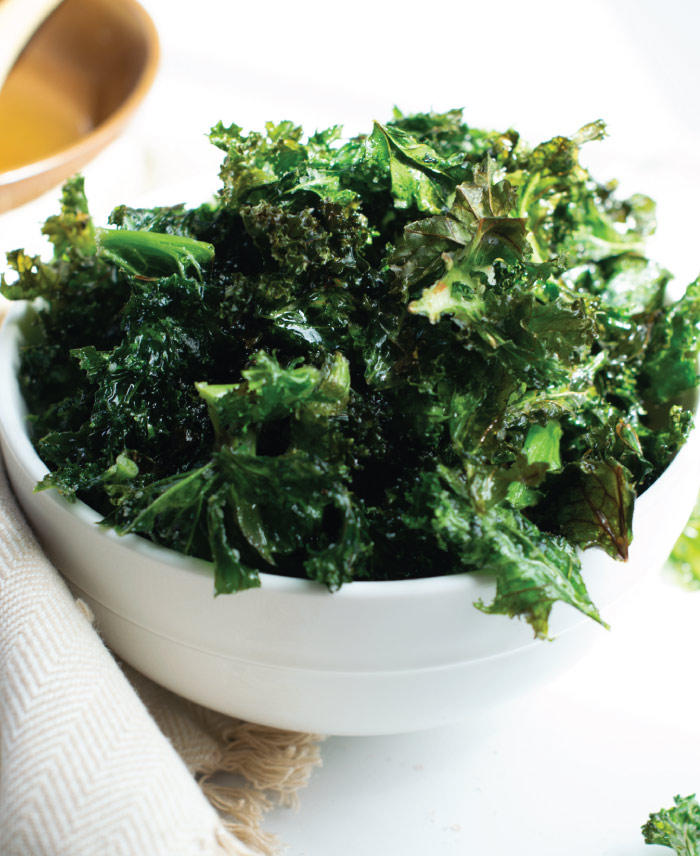 kale chips in oven