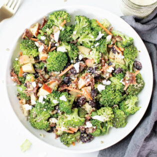 Broccoli with Bacon Salad
