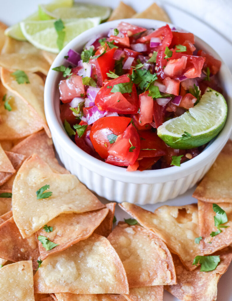 salsa with fresh tomatoes